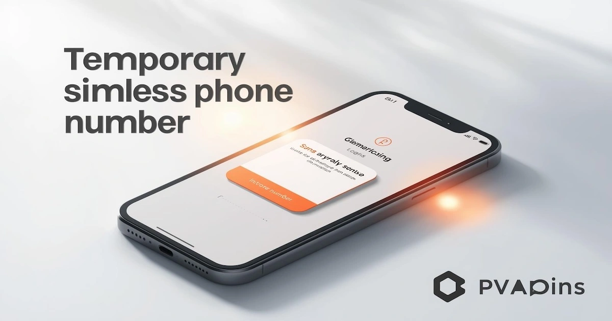 Temporary simless phone number: how to get